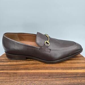 Johnston & Murphy Sullivan Bit Loafers Mens 13 M Brown Leather Dress Shoes